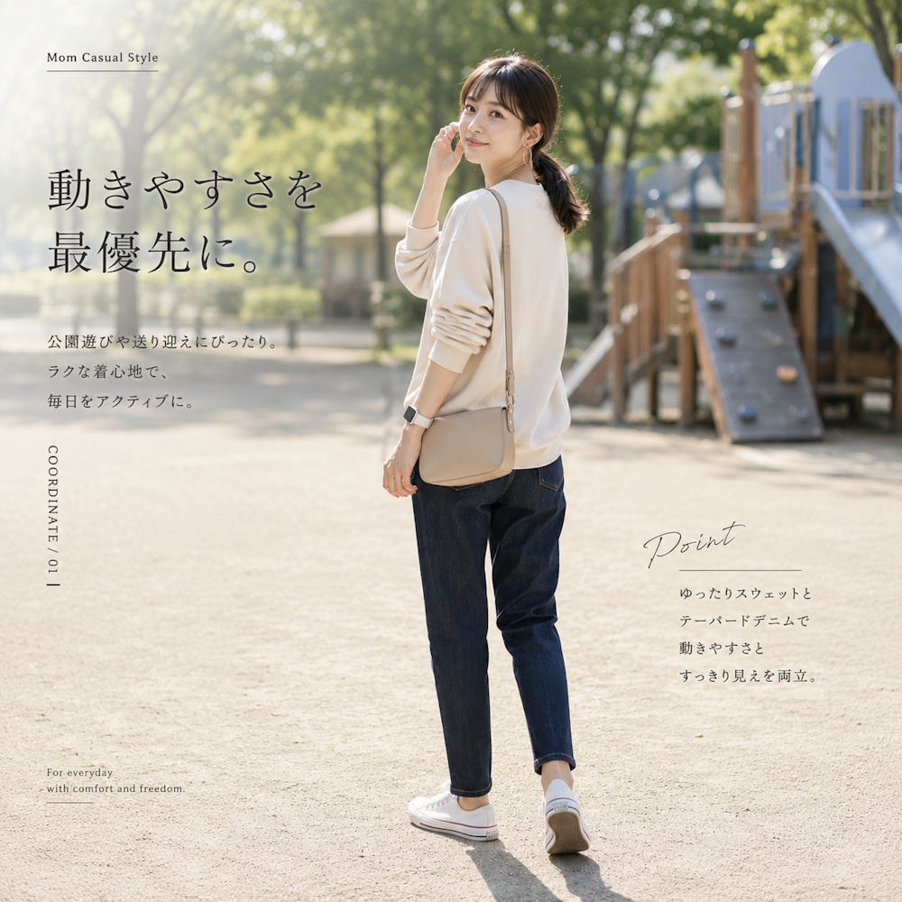 動きやすさを最優先にする