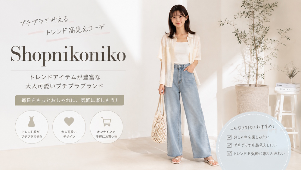 Shopnikoniko（ショップニコニコ）はこんなプチプラブランド