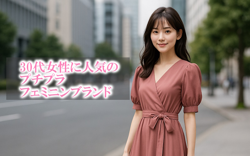 30代女性に人気の大人フェミニンプチプラファッションブランドまとめ