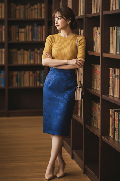 サイズ感を整えると、体の輪郭がきれいに見える