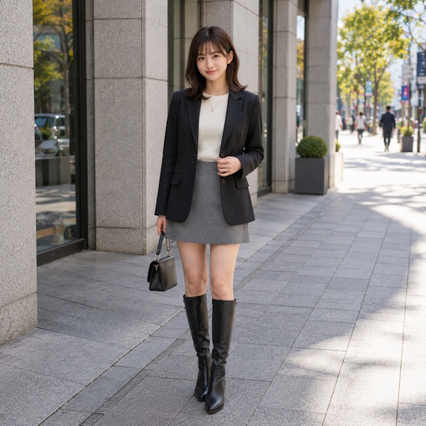 若々しさを意識しすぎた着こなし
