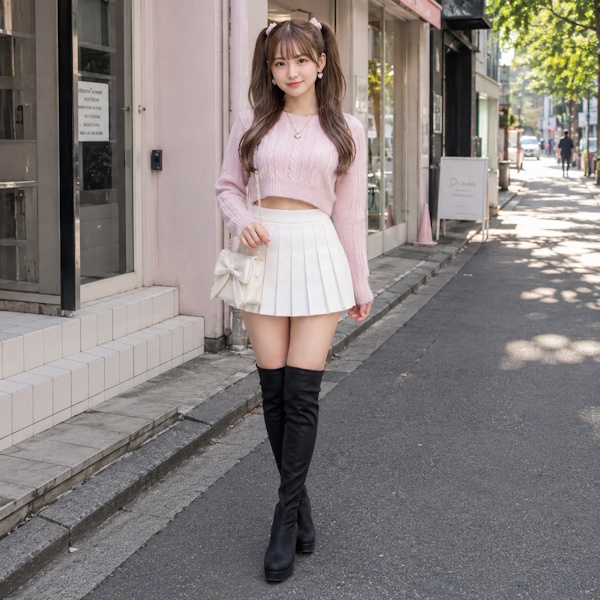 若々しさを意識しすぎた着こなし