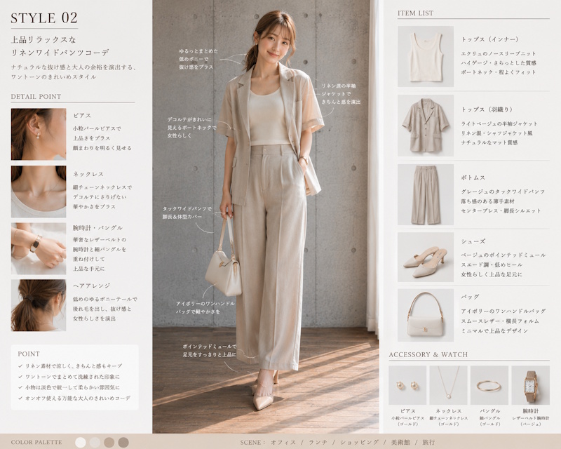 【6月】30代女性の1週間コーディネート例とおすすめアイテムまとめ