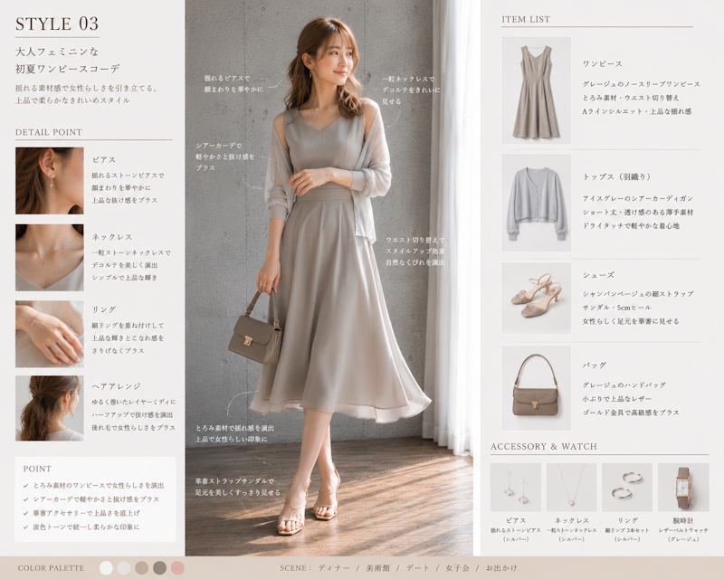 【6月】30代女性の1週間コーディネート例とおすすめアイテムまとめ