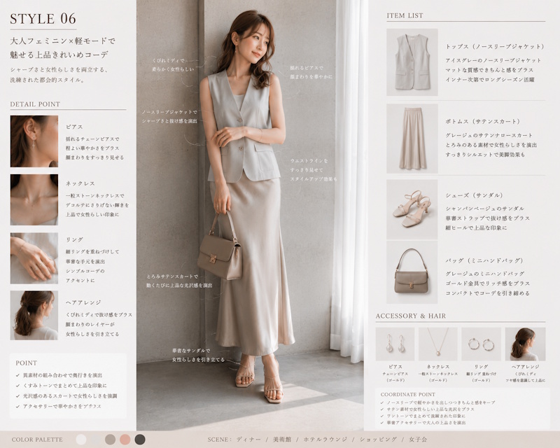 【6月】30代女性の1週間コーディネート例とおすすめアイテムまとめ