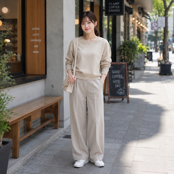 ラフすぎて外出着に見えにくい服装