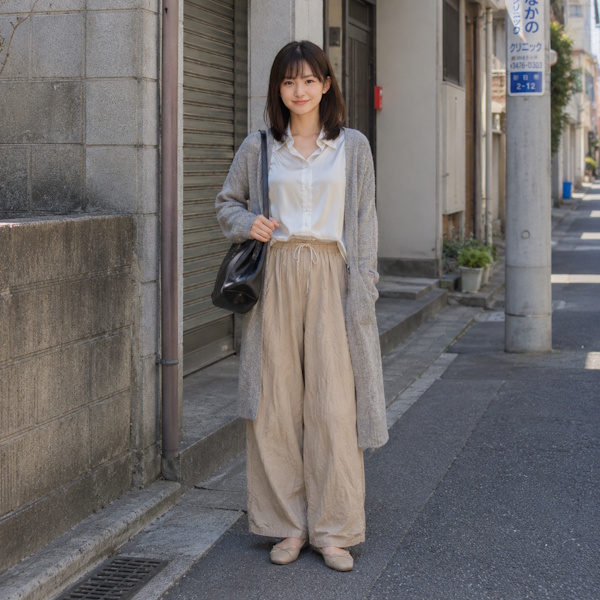 素材感でチープに見えやすい着合わせ