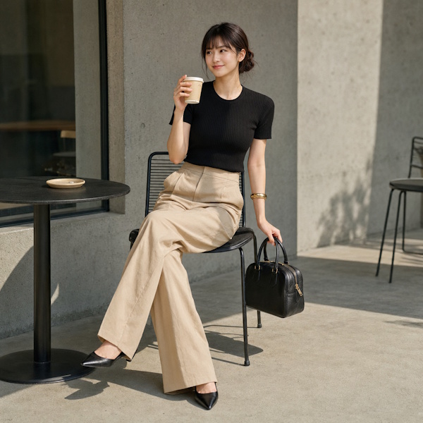 30代女性のワイドパンツコーデ・ダサ見えしない着こなしと選び方のポイント