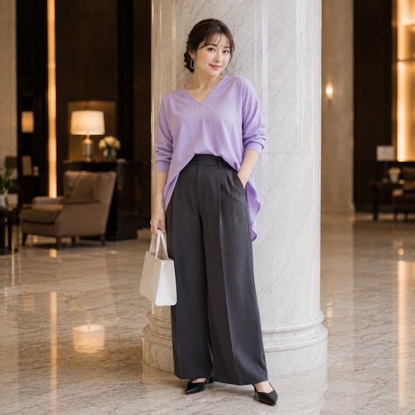 30代女性のワイドパンツコーデ・ダサ見えしない着こなしと選び方のポイント