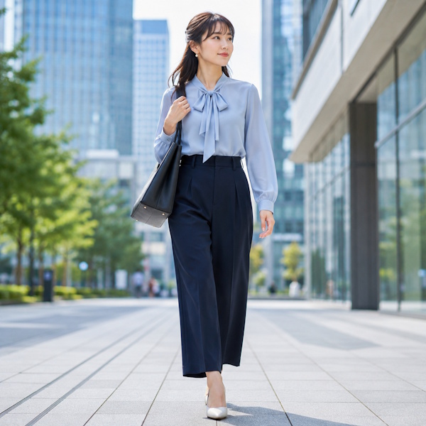 30代女性のワイドパンツコーデ・ダサ見えしない着こなしと選び方のポイント
