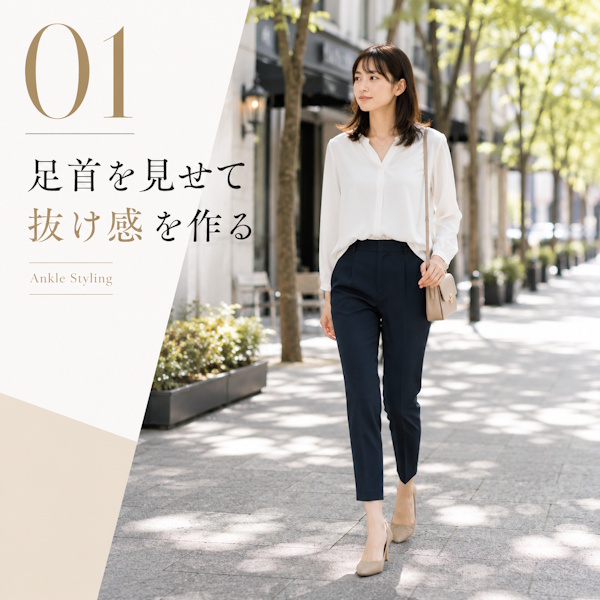 テーパードパンツはダサい？地味見えする原因とおしゃれに見せるコーデのポイント