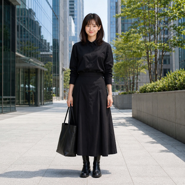 黒づくめコーデが重たく見える理由5選！おしゃれに着こなすポイントも解説